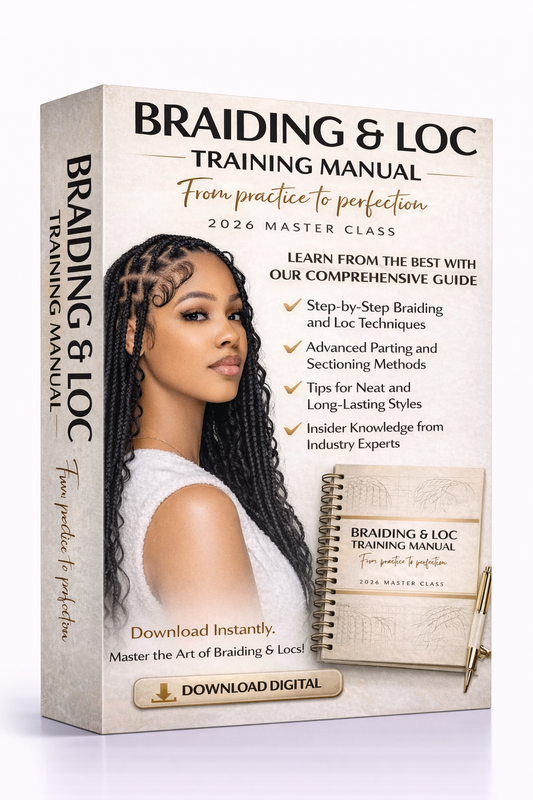 Braiding & Loc Blueprint | Digital Download | Hair Braiding & Loc Planning & Organization Resource