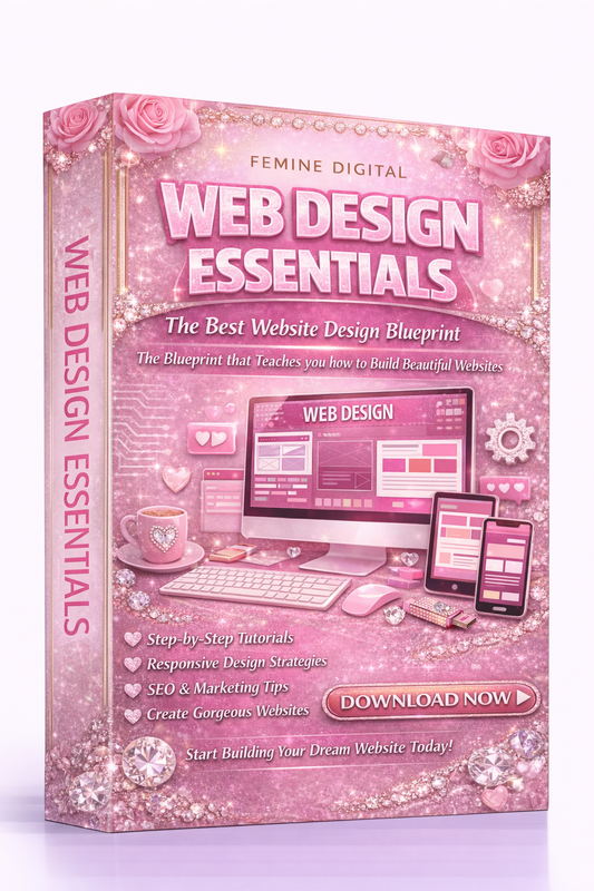 Website Design Essentials Blueprint | Web Design Guide for Beginners PDF| Instant Download