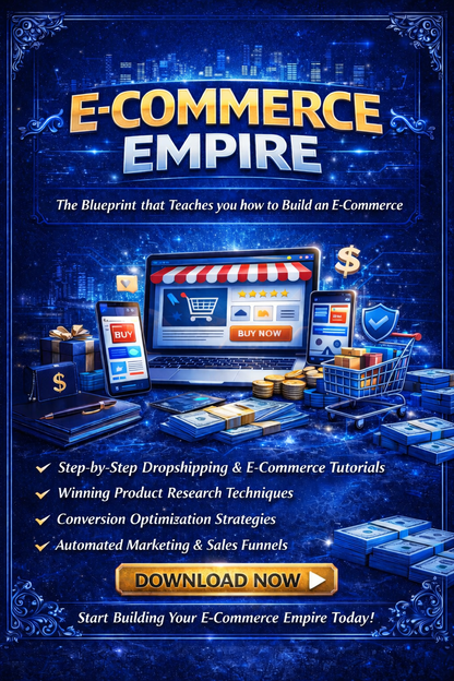 E-Commerce Empire Blueprint | Digital Download | Online Store ECommerce Business Planning Resource - FEMINE DIGITAL