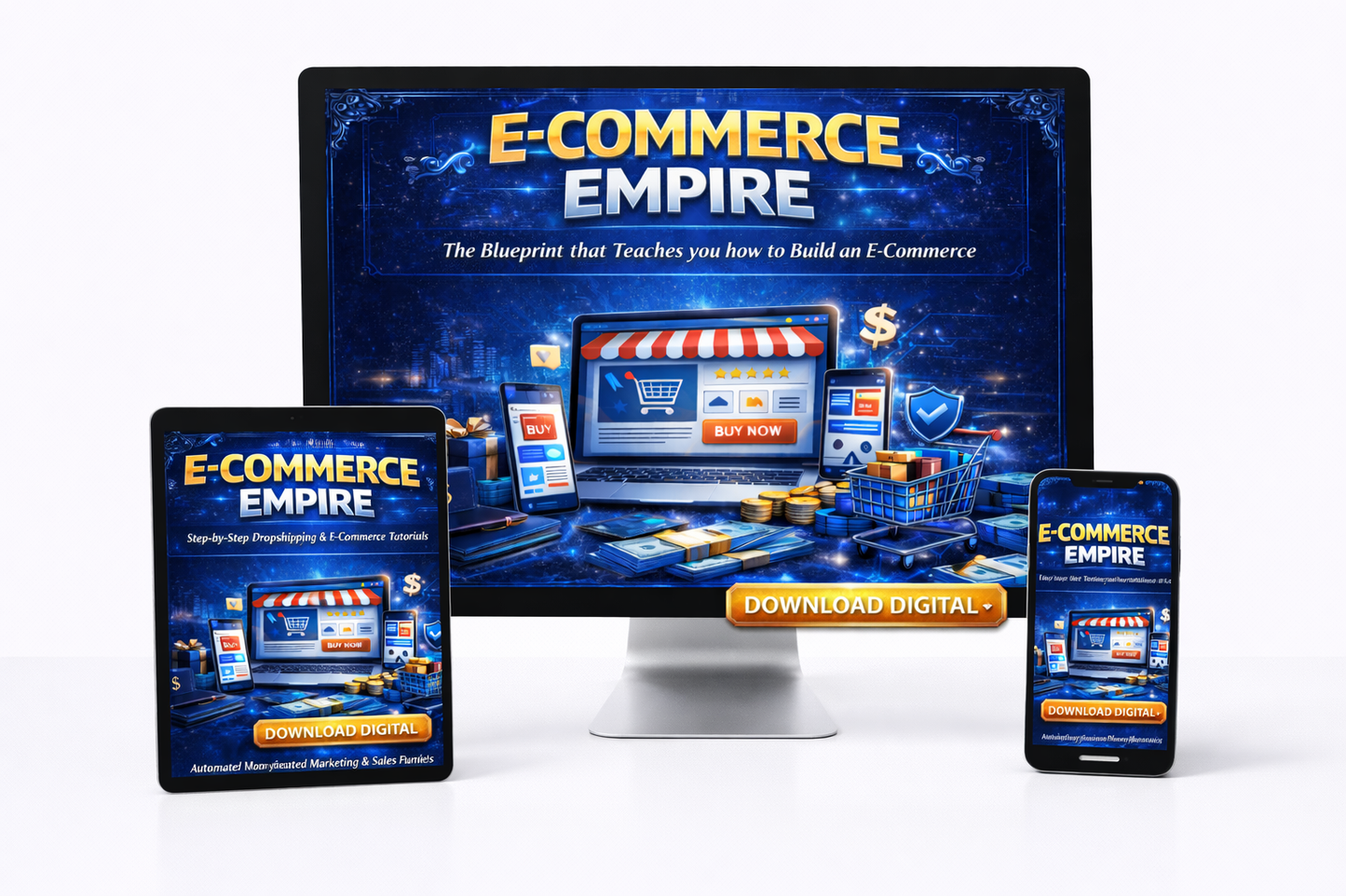 E-Commerce Empire Blueprint | Digital Download | Online Store ECommerce Business Planning Resource - FEMINE DIGITAL