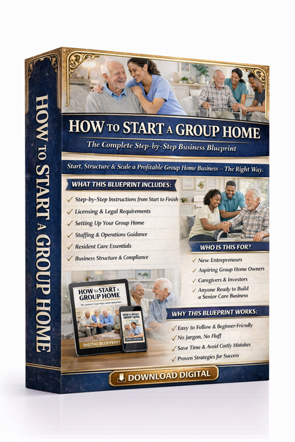 Group Home Blueprint | Digital Download | Group Home Planning Organization Resource