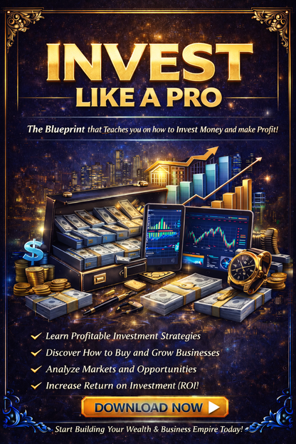 Invest Like A Pro Blueprint | Digital Download | Investment Planning & Financial Education Organization Resource - FEMINE DIGITAL