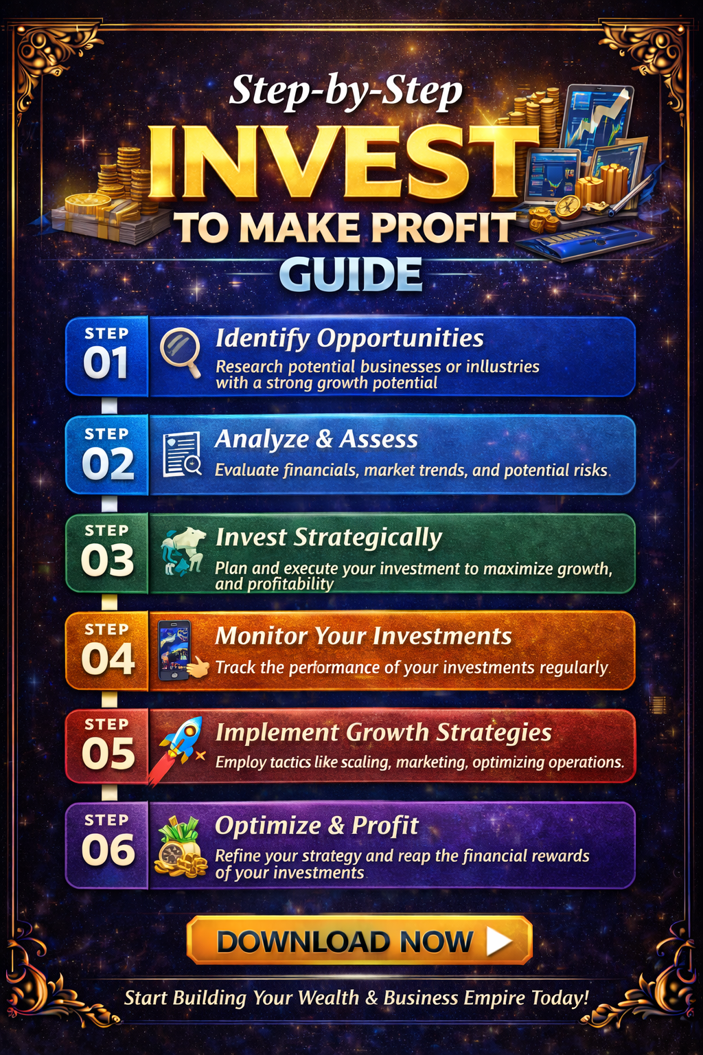 Invest Like A Pro Blueprint | Digital Download | Investment Planning & Financial Education Organization Resource - FEMINE DIGITAL