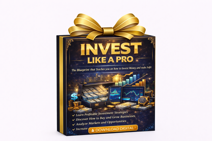 Invest Like A Pro Blueprint | Digital Download | Investment Planning & Financial Education Organization Resource - FEMINE DIGITAL