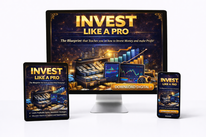 Invest Like A Pro Blueprint | Digital Download | Investment Planning & Financial Education Organization Resource - FEMINE DIGITAL