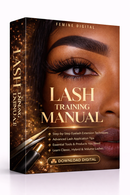 Lash Training Manual Blueprint | Digital Download | Lash Artist Training & Organization Resource