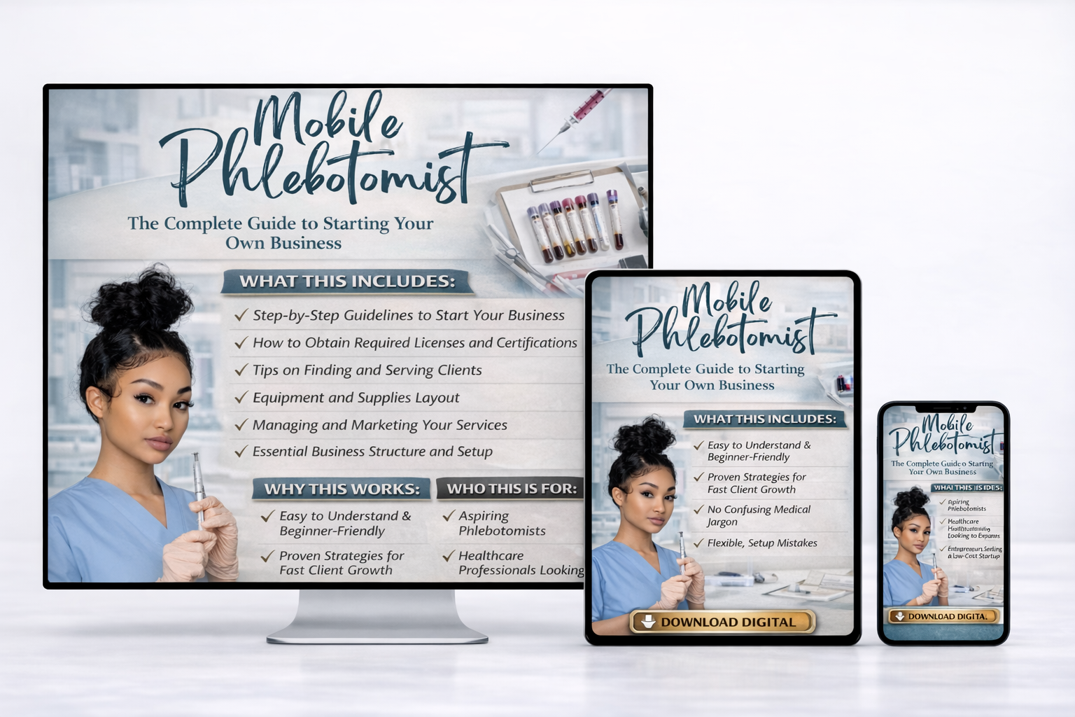 Mobile Phlebotomist Blueprint | Digital Download | Mobile Phlebotomy Planning & Organization Resource - FEMINE DIGITAL