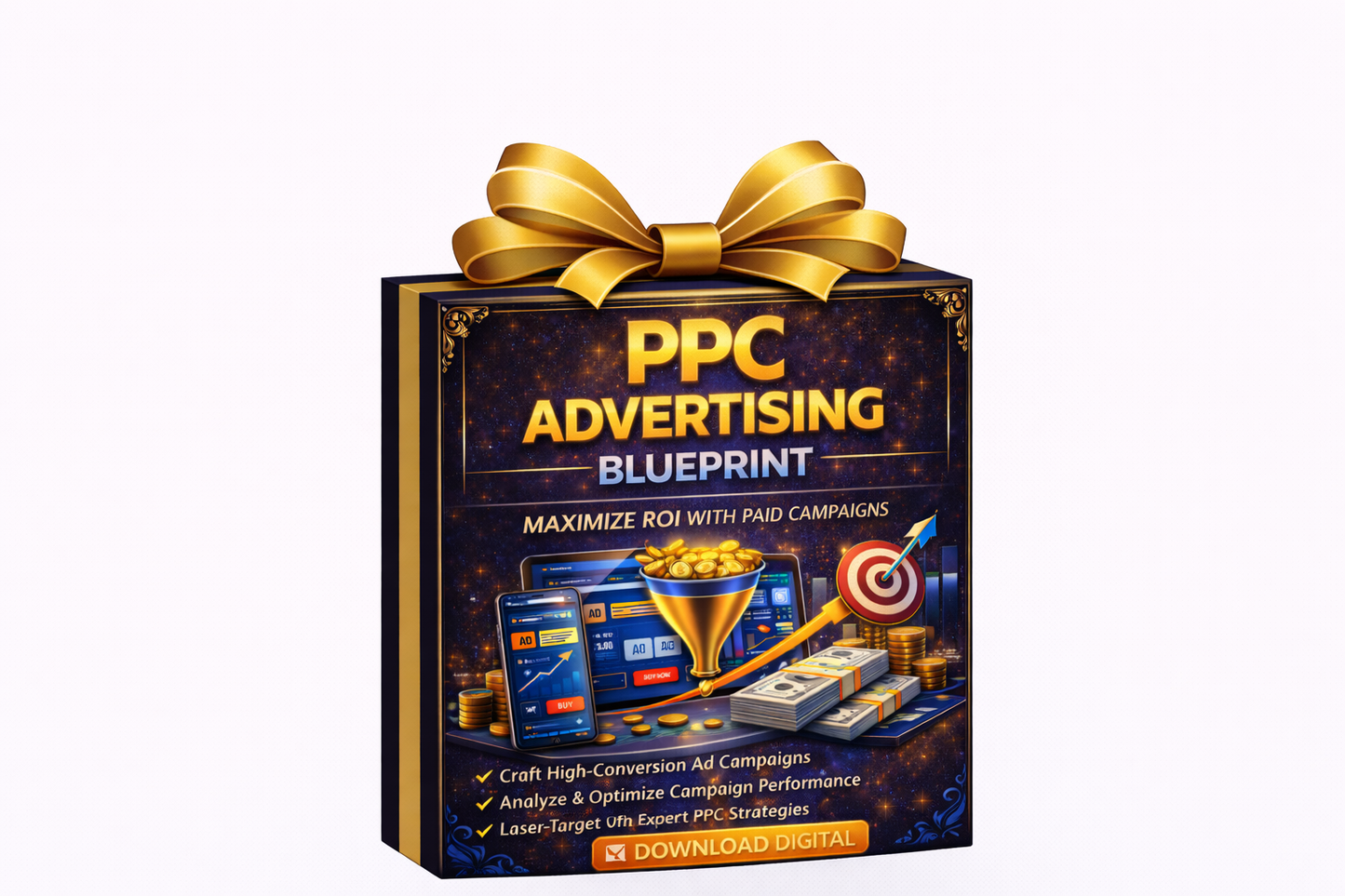 PPC Advertising Blueprint | Digital Download | Paid Advertising Planning & Organization Resource - FEMINE DIGITAL