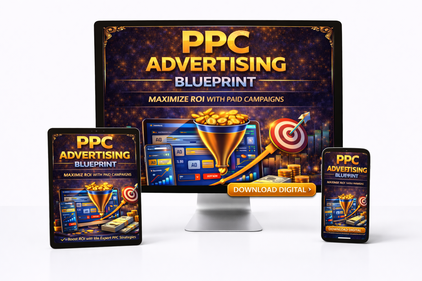PPC Advertising Blueprint | Digital Download | Paid Advertising Planning & Organization Resource - FEMINE DIGITAL