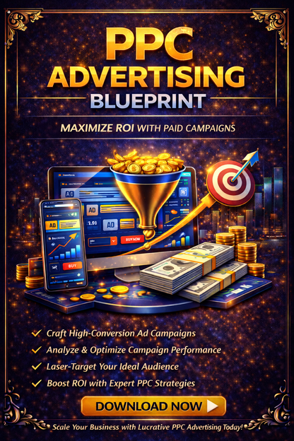 PPC Advertising Blueprint | Digital Download | Paid Advertising Planning & Organization Resource - FEMINE DIGITAL