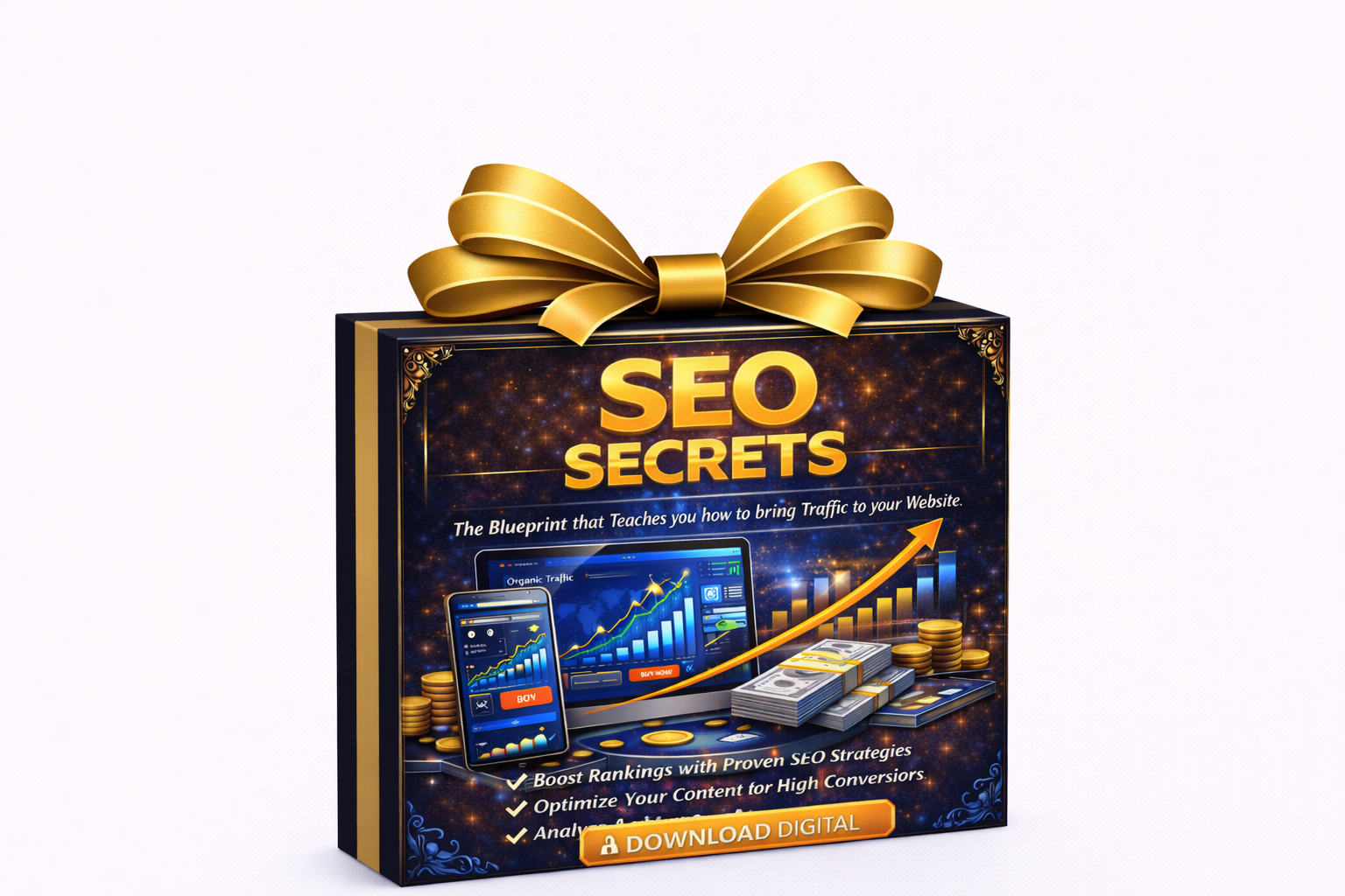 SEO Secrets Blueprint | Digital Download | SEO Planning & Search Optimization Organization Resource - FEMINE DIGITAL