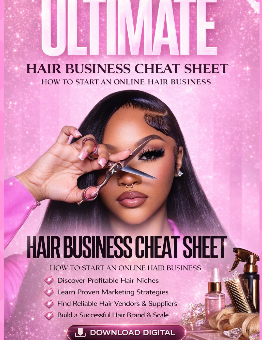 Hair Business Blueprint | Digital Download | Hair & Beauty Business Planning & Organization Resource - FEMINE DIGITAL