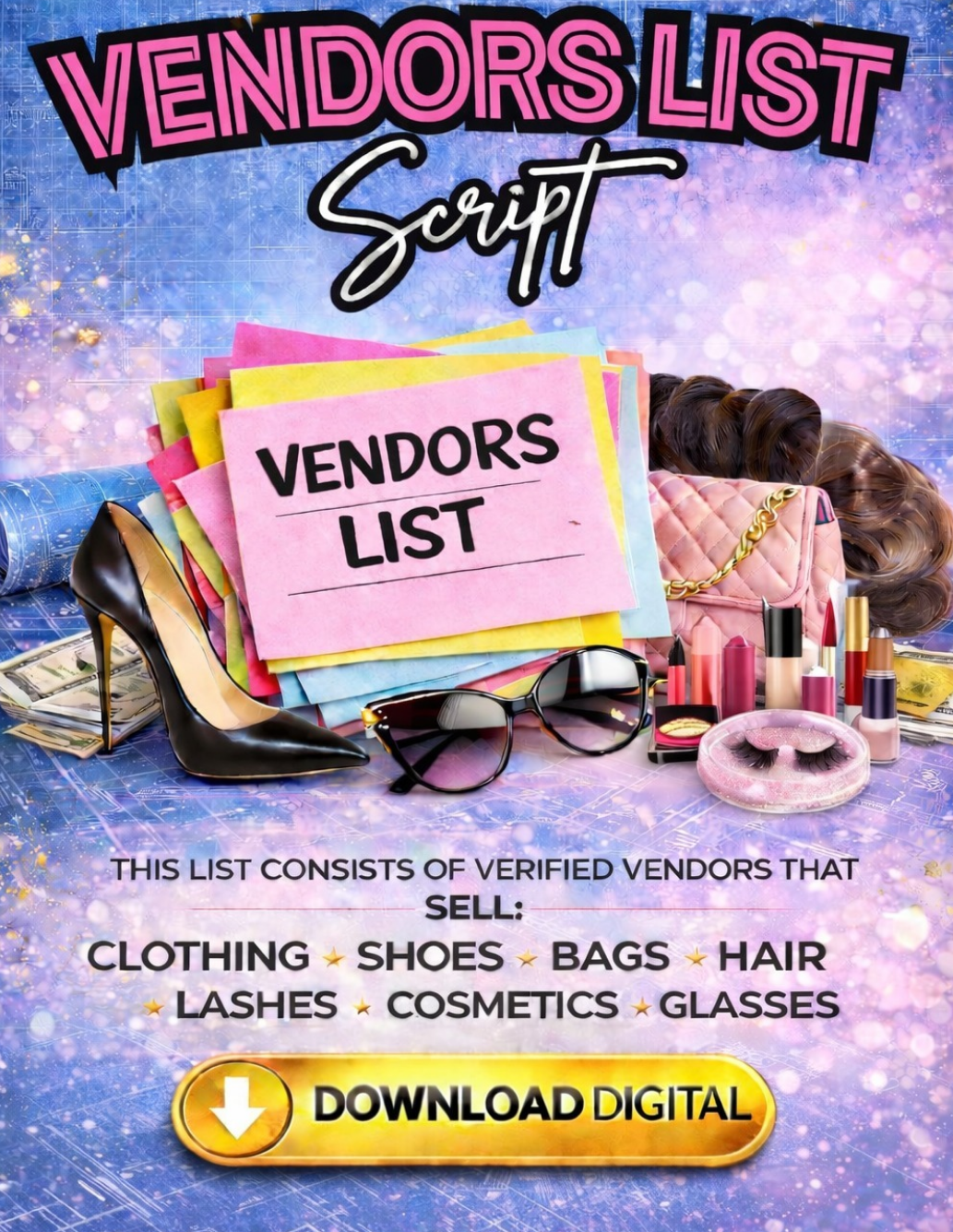 Vendors List Script Blueprint | Digital Download | Vendor Communication & Organization Tool for Online Sellers - FEMINE DIGITAL