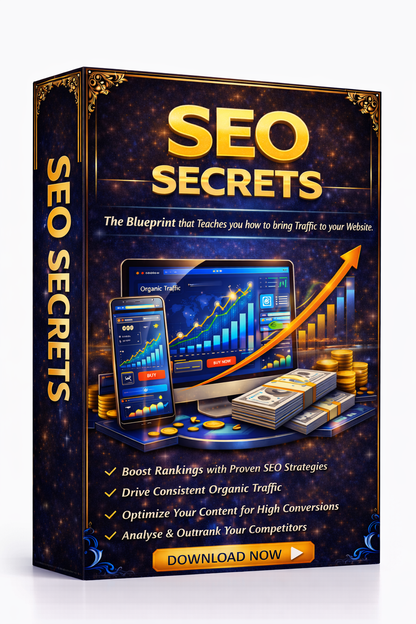 SEO Secrets 3 Day Course Blueprint | Digital Download | SEO Planning & Search Optimization Organization Resource