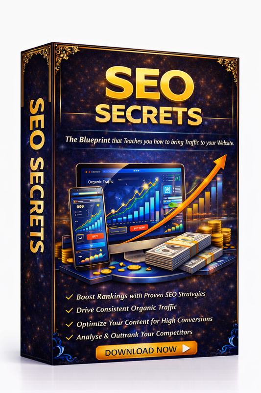 SEO Secrets Blueprint | Digital Download | SEO Planning & Search Optimization Organization Resource