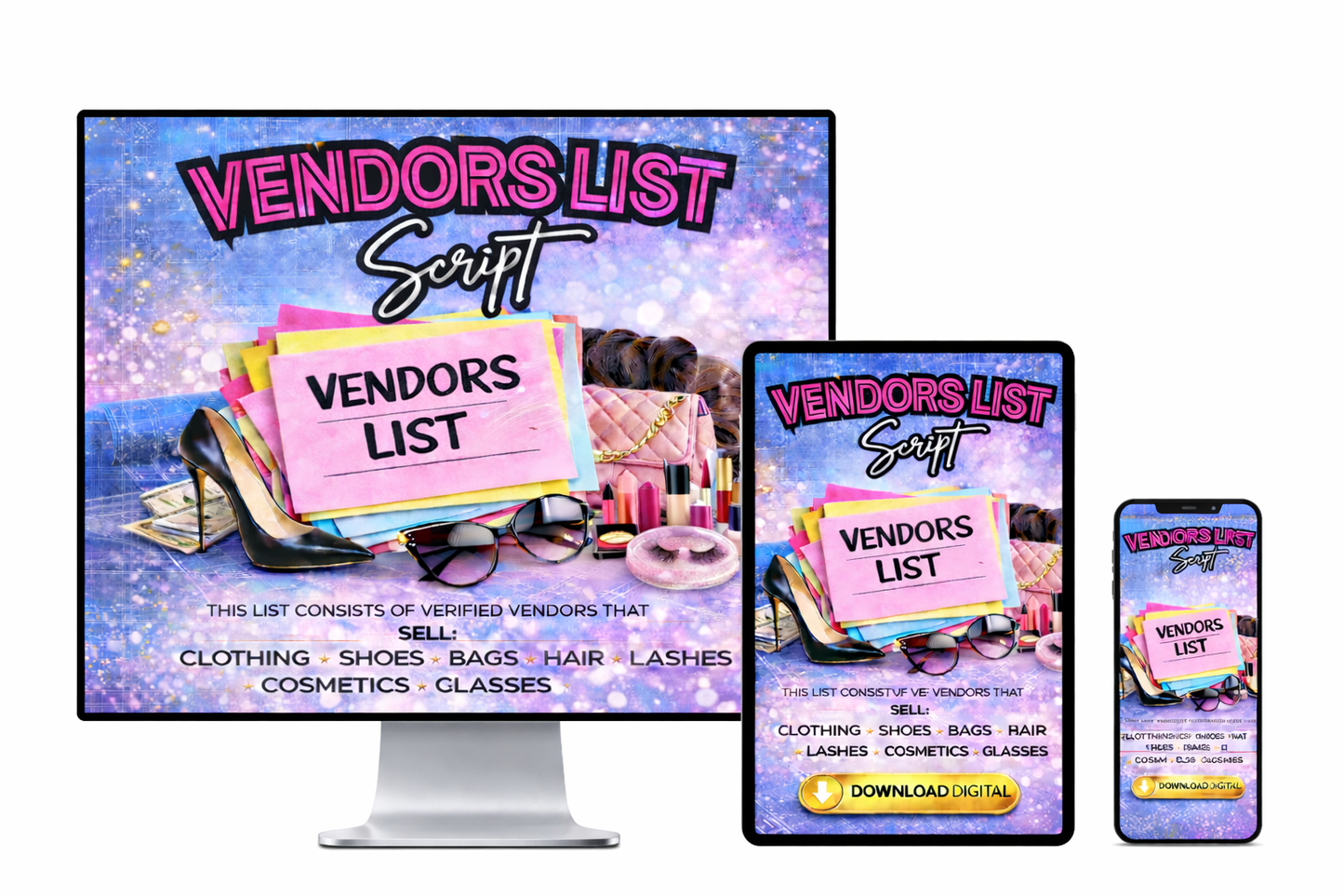 Vendors List Script Blueprint | Digital Download | Vendor Communication & Organization Tool for Online Sellers - FEMINE DIGITAL